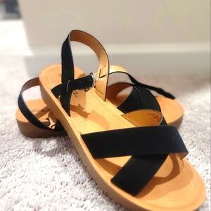 Black sandals